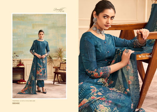 Mahajabeen Vol 4 By Shree Shalika Cotton Embroidery Printed Salwar Kameez Wholesale Online
